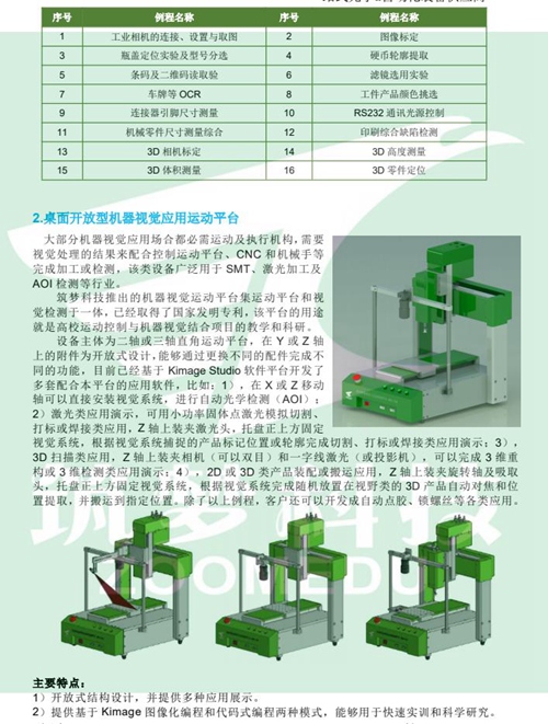 機(jī)器視覺實(shí)驗(yàn)室建設(shè)方案（本科）